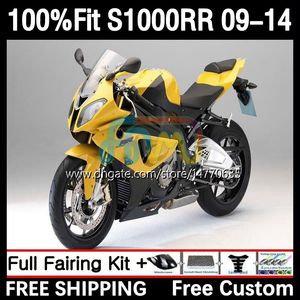 OEM FAIRINGS KIT FÖR BMW S 1000RR 1000 RR S1000-RR 09-14 2DH.132 S-1000RR S1000 RR 2009 2010 2011 2012 2013 2014 S1000RR 09 10 11 12 13 14 Injektion Mögel Gulgul