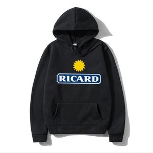 Erkek Hoodies Sweatshirts Ouzo Likör Alkol Ricard Fransa Hoodies Erkekler ve Erkekler İçin Baskı Alkımlar Yetişkin Saf Pamuk Giysileri 220913