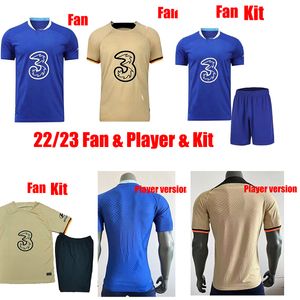 PULISIC MOUNT CFC 2022 2023 soccer jersey Chelsc football uniform 22 23 shirt Fan Player version HAVERTZ ZIYECH JORGINHO Men kid kit KANTE CHILWELL