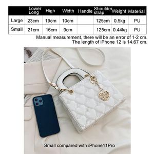 A113 Trend Totes Bags Evening Dress Purse Classic Women's Bag Heart-shaped Lady Handbag Design Crossbody for Women 2022 Fashion S