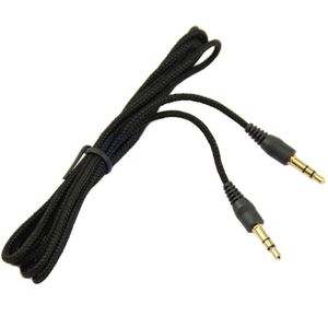 Aux Braid Kable Pomocnicze M M M mm Mężczyzna do mężczyzny Połączony złoto kabel audio do samochodu telefon komórkowy MP3 MP4 głośnik słuchawkowy