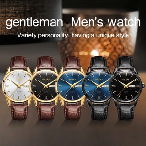 2021 New Olevs Brand Men and Women Couples Double Calendário New Quartz Watch