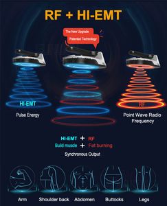 Emslim Nova 2/4 Griffe + RF + Kissen Muskelstimulator Schlankheitsmaschine HIEMT Neo Shaping Stimulieren Sie Muskeln, bauen Sie Fett auf, reduzieren Sie Gewichtsverlust, Körperformungsmaschine