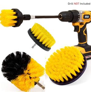 5pcs/set Power Scrub Drill Cleaning Brush For Bathroom Shower Tile Grout Cordless Scrubber Attachment Brushes Kit 6 colors