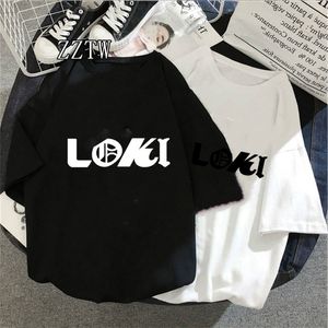 Roliga t-shirt kvinnor coo brev tryck t-shirt loki gud av skada avslappnad grafisk tshirt kvinnliga streetwear toppar för kvinnor 220506