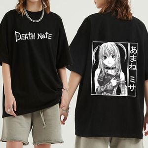 Engraçado Japonês venda por atacado-Camisetas masculinas de anime japonês nota de morte engraçado camise