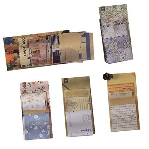 Подарочная упаковка ретро -записка материал бумага 3 размера коллаж журнал Junk Founal Tool ScrapBooking VintageGift GiftGift