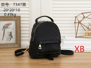 女性のデザイナーラグジュアリー有名なショルダーバッグトート財布ハンドバッグメッセージバッグCluth Top Quality Brand Classic Crossbody Pu Lady＃7347 Mini Backpack 20cm Fregtrhy