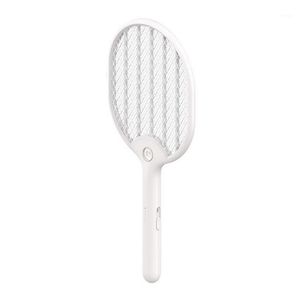 Bug Elétrico Zapper Swatter Zap Mosquito para assassino interno e exterior - recarregável (branco zapper) apanhador