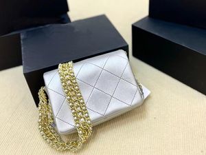 Mini size womens Shoulder Bags soft Leather Stitching chain square purse Design cute Handbags summer light color bag