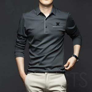 Polos Casual Clothing Golf Men's Long Sleeve T-Shirt Breattable Sportswear Outdoor Sports Shirt 2023 33