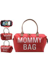 Wholesale stroller for baby and toddler for sale - Group buy Mommy Bag Red Mother Baby Care And Baby Toddler Bag Nappy Maternity Diaper Mommy Bag Stroller Organizer Changing Carriage G220429