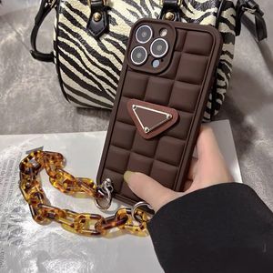 Designer custodia per iPhone guscio di tartaruga al cioccolato catena da trasporto 14pro max / 12 13 11 custodie per cellulari pacchetto completo X xsmax uomini e donne 0U8D
