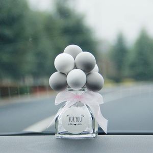 Car Perfume Bottle Decoration Balloon Romantic Center Control Instrument Panel Cute Cartoon Girl Interior Decoration Supplies