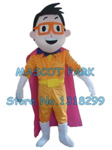 Mascot boneca traje super homem mascote traje super herói personalizado personagem de desenho animado cedi tamanho adulto carnaval traje sw3078