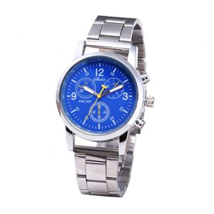 Men Watches Top Brand Fashion Neutral Quartz Analog Wristwatch Steel Band Watch Montre Homme