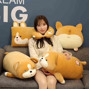 cm kawaii fat shiba inu dog plush 장난감 장난감 아름다운 인형 베개 아이들을위한 소프트 여자 생일 발렌타인 선물 J220704