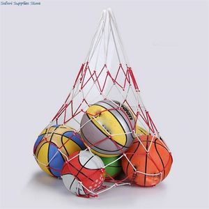 1 Stück Tragetasche für 10 Bälle im Freien, Fußballnetz, tragbare Sportausrüstung, Basketball, Volleyball, Ballnetztasche 220728