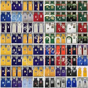 Maglia da basket da uomo Johnson Allen Steve Nash Scottie Pippen Grant Hill Chris Webber Jason Williams Tracy McGrady Vince Carter Gary Payton Mutombo Maglia