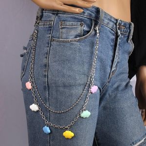 Gürtel Röcke Hosenkette Goth Multi Typ Ketten transparente Legierungsheizung Pendellie Tailet Wallet Pocket für Frauen Mädchen Geschenkbäuse