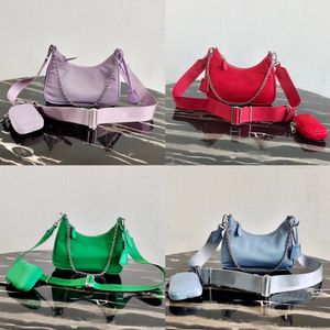 2022 bolsa de ombro bolsas de nylon de alta qualidade vendendo mulheres luxuris designers de moda bolsas clássicas diagonais 9 cores opcionais