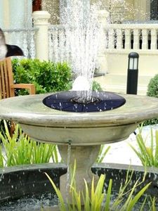 Decorações de jardim Fontes de banho de pássaros para o ar livre Painel solar completo bomba de piscina flutuante Bathgarden