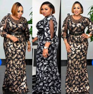 Vestidos étnicos Africanos para mulheres Plus Size Size Party Long Maxi Dress elegante Abaya Dubai Roupas muçulmanas Kaftan Robe Africaine F