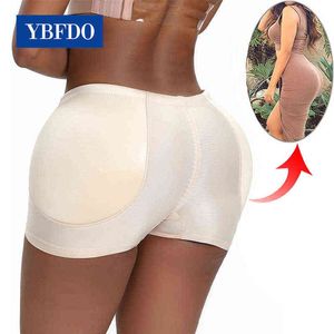 YBFDO Sexy Butt Lifter Tummy Control Shapewear Hip Enhancer Majtki Nowe Modelowanie Fałszywe pośladki Wyściełane Booty Rajtka Bielizna Y220411