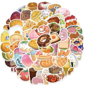 New Sexy 65Pcs3D Food Cute Cartoon Stickers Graffiti Frigorifero Laptop Guitar Cup Phone Impermeabile DIY Kids Classic Toys Sticker Decalcomanie