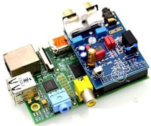 Integrerade kretsar DAC HIFI Sound Card I2S-gränssnitt PCM5102A Module för Rpberry Pi B version RPI B