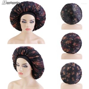 Beanie/Skull Caps Extra Large Salon Hair Cap Satin Bonnet Night Sleeping Head Cover Turban Headwrap African India Bandanas Scarf Headwear Ol