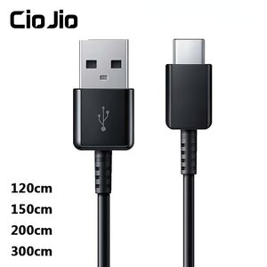 Tipo de cabo C 1.5m de carregador rápido Dados da mola Sync Charging Fast para Samsung S8 S9 S20