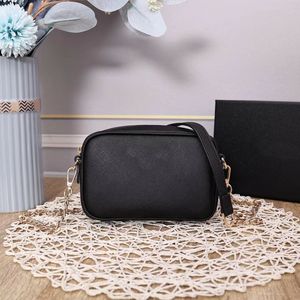 Quality Designer Zipper Camera Shoulder Bags Full Cowhide-leather Cross Body Bags Gold Letter Printing Long Strap Handbags Tri-Angle Sequined Fashion Wallets Purse