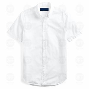 半袖シャツメンズデザイナービジネスドレスシャツファッションカジュアルシャツの男性スリムフィットストライプレディーススモールホースマンTソリッドカラー566