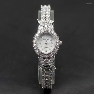 Link Chain Women s Armband Watch Luxus Handgelenk Uhr Uhr Japanische Quarz Bewegung Schmuckband H Rodn22