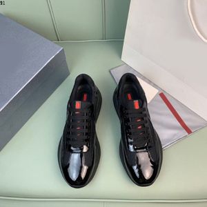 Ayakkabı örgü patent deri spor ayakkabı yuvarlak ayak parmağı tasarımcı erkek ayakkabı lüks spor ayakkabı marka moda ayakkabıları erkekler mkyhj5688