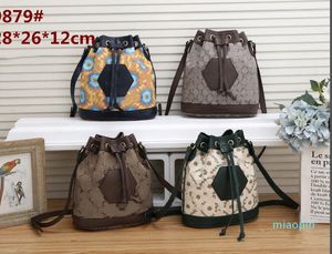 Kova Çantası Drawstring El çantası Tote Tasarımcı Kadınlar Çift G Ophidia Moda Deri Crossbody Omuz Çantaları Vintage Çantalar Çanta Cüzdan