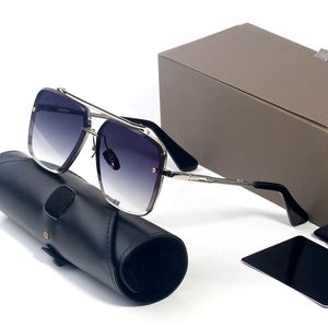 Solglasögon 2023 Mens Designer Luxury Overdimensionerade solglasögon Polariserad sportkvinna Poloriserad gradient Rund dubbla bridge Glasögon Mach Six Eyewear Vintage 5CR3