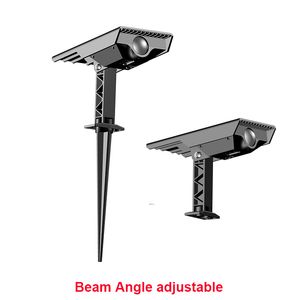 Solar Spotlight Lamps Beam Angle Adjustable Long short shoot Lawn Landscape Ground Light For Garden Yard