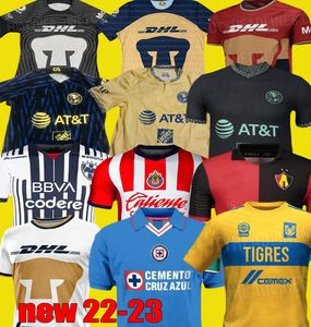 Liga MX Club America Chivas Home Soccer Jerseys Leon Unam Pum Pre Match Cruz Azul Naul Tigres Camisas De Futebol Atlas Special Monterrey Football Shirt
