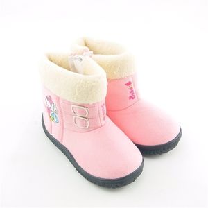 Koovan Baby Shoes Winter Doply Boots Dog Cartoon Cttong Girls Snow Boots девочки Дети Резиновая обувь 23-27 LJ201202