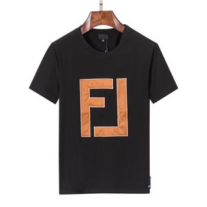 21SS Men impresso T camisetas designers aquarela para impressão de roupas de manga curta camisa masculina tag branca preta bi