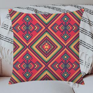 Cushion/Decorative Pillow Aztec Geometric Throw Cover 45x45cm Home Decorative Southwestern Ethnic Cushion Native Tribal CaseCushion/Decorati