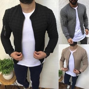 Kurtki męskie 2022 Jakość jesienna plisacka Fit Fit Jucke Casual Cardigan Coat Sports Men Hip Hop Man Bomber