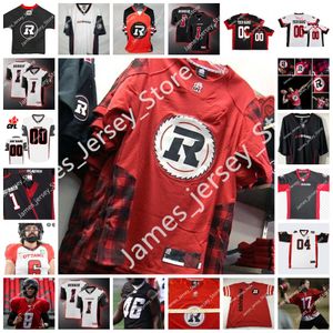 American College Football Wear Custom CFL Ottawa Redblacks Jersey 77 Tony Gabriel 1 Henry Burris 55 Kaye Vaughan 3 Taryn Christion 5 Caleb Evans 8 Jeremiah Masoli 29 Wi