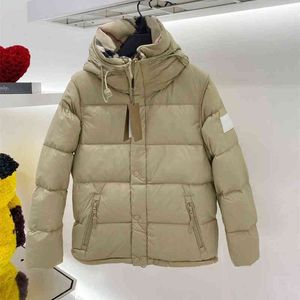 Männer Nylon Puffer Daunenjacke Lange Abnehmbare Ärmel Designer Männliche Kapuze Seitlichem Reißverschluss Tasche Sile patch Warmer Mantel T220809