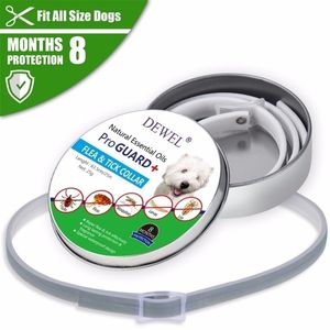 Summer Antiinsect Cat Dog Collar Anti Flea Myggor Ficks Vattentäta tillbehör Pet Heal Caring Tool Y200515