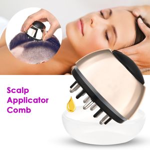 Hair Growth Products Liquid Guiding Comb Scalp Massager Hair Regrowth Tool For Serum Castor Oil Vitamins TreatmentNew