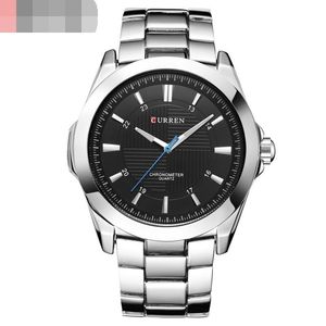 Мужские гладкие часы модные кожаные часы водонепроницаемые Quartz Watchesl1