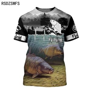 Wholesale funny fishing t shirts for sale - Group buy Men s T Shirts Fishing Men And Women D Printing T Shirt Fashion O Neck Short Sleeved Oversized Funny Tee Summer Clothing Tops TeeMen s Men